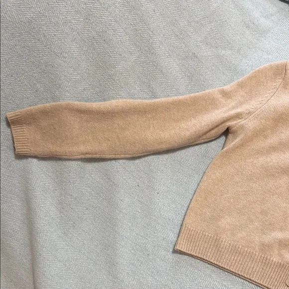 Reformation Women's Tan Small Cashmere Sweater - Picture 5 of 8